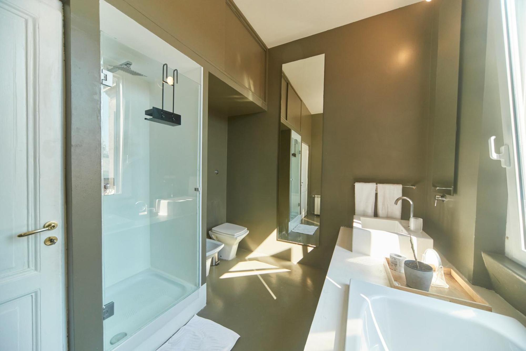 Apartamento Stazione Termini 300 Mq Con 4 Vista E Idromassaggio